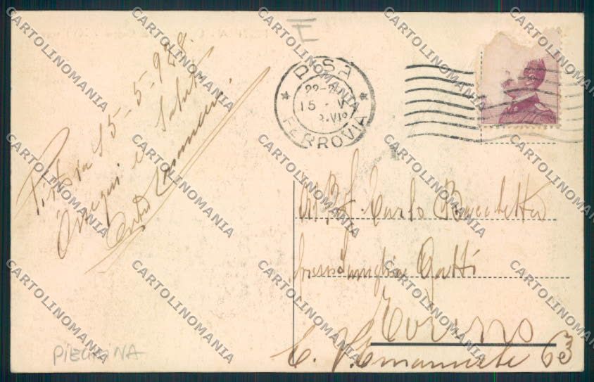 Pistoia PIEGHINA cartolina MV0008 – retro