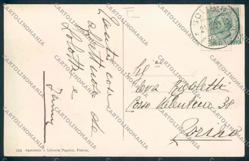 Pistoia Farmacia cartolina MV0010 – retro