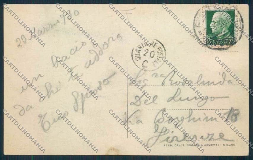 Pistoia cartolina MV0014 – retro