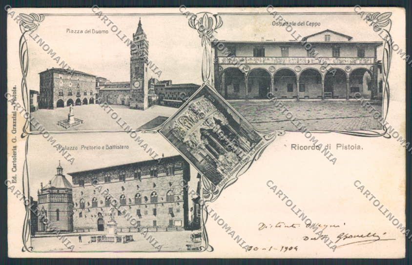 Pistoia cartolina MV0030 – fronte