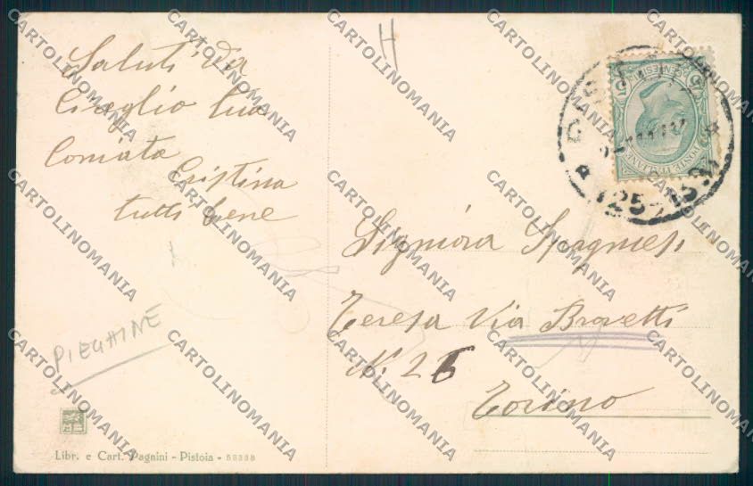 Pistoia Sasso di Cireglio PIEGHINE cartolina MV0059 – retro