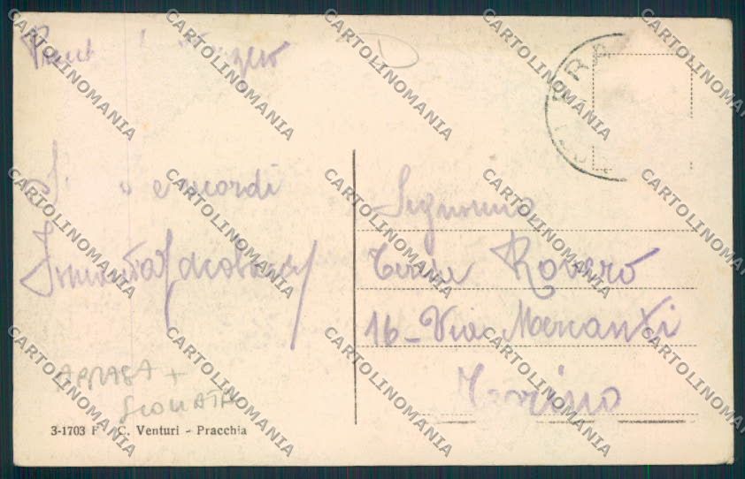 Pistoia Pracchia ABRASA SCOLLATA cartolina MV0077 – retro
