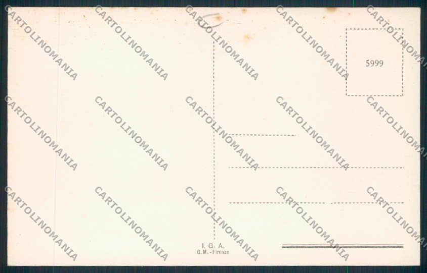 Pistoia Collodi cartolina MV0081 – retro