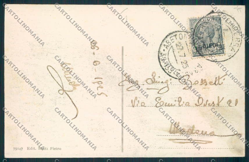 Pistoia Abetone Serrabassa cartolina MV0097 – retro