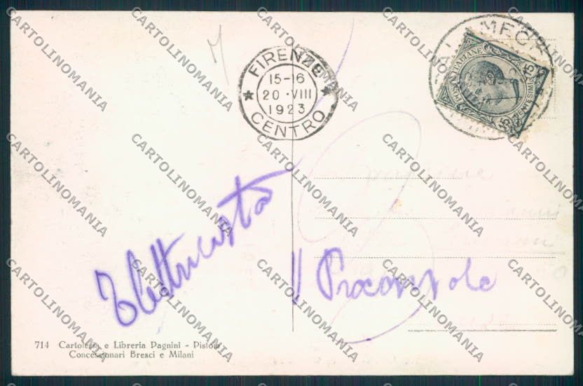 Pistoia Macchia Antonini Colonie cartolina MV0127 – retro