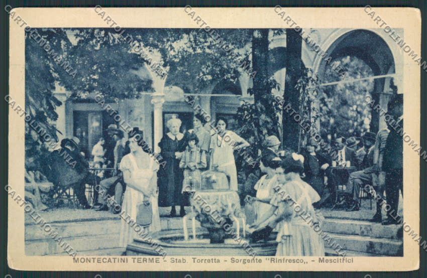Pistoia Montecatini cartolina MV0171 – fronte