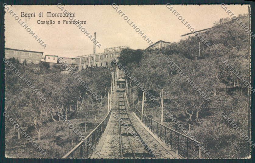 Pistoia Montecatini Funicolare cartolina MV0173 – fronte