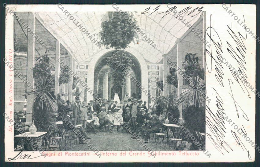 Pistoia Montecatini cartolina MV0176 – fronte