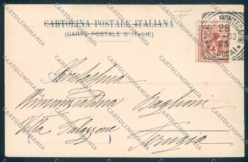 Pistoia Montecatini cartolina MV0176 – retro