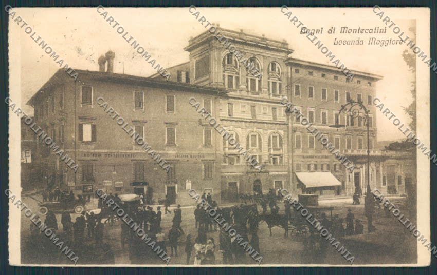 Pistoia Montecatini cartolina MV0182 – fronte