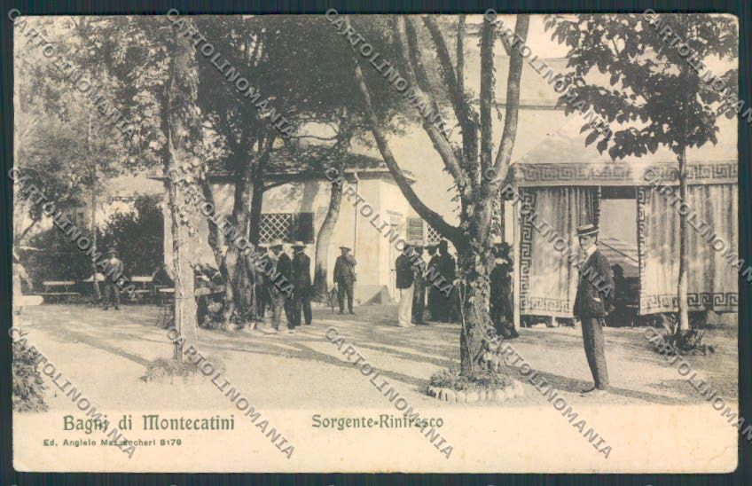 Pistoia Montecatini PIEGHINE cartolina MV0187 – fronte