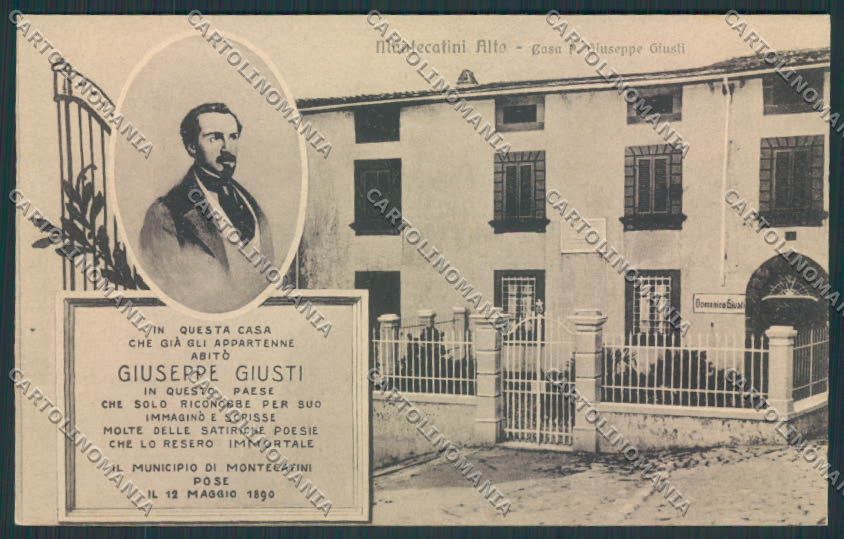 Pistoia Montecatini cartolina MV0193 – fronte