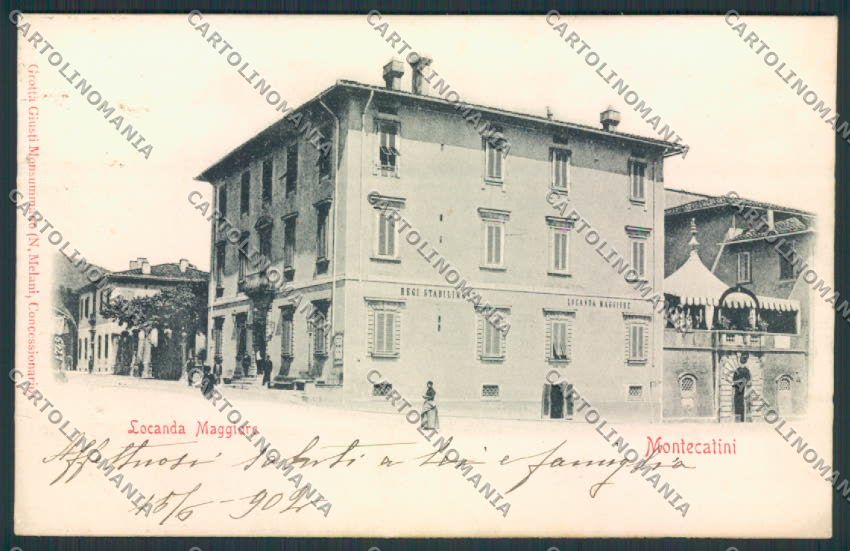 Pistoia Montecatini cartolina MV0195 – fronte