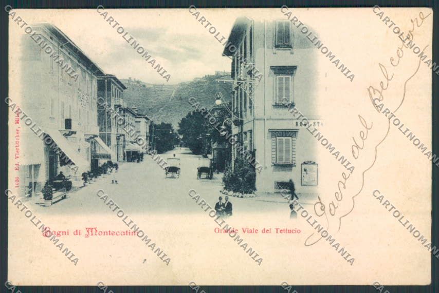 Pistoia Montecatini cartolina MV0196 – fronte