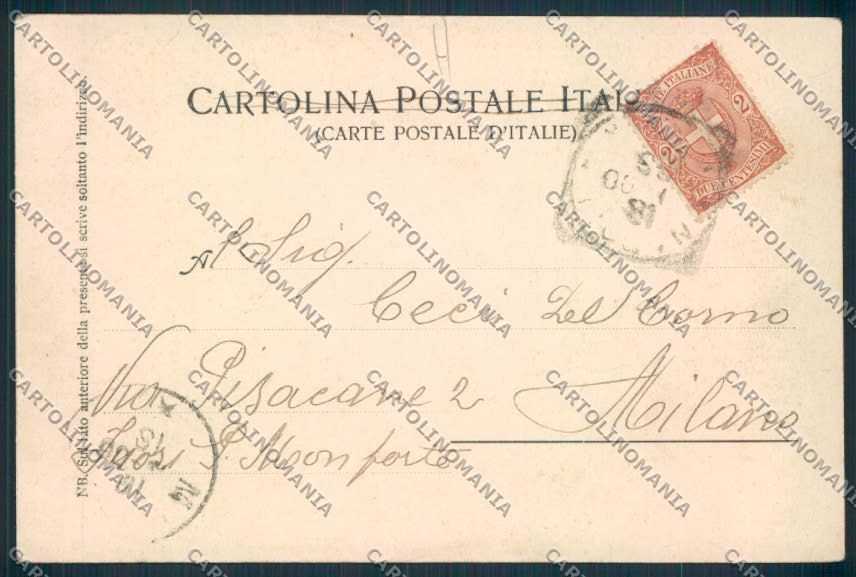 Pistoia Montecatini cartolina MV0196 – retro