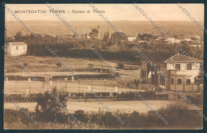 Pistoia Montecatini Tennis cartolina MV0200 – fronte