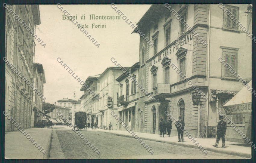 Pistoia Montecatini cartolina MV0201 – fronte
