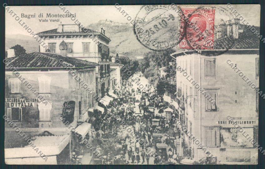 Pistoia Montecatini cartolina MV0203 – fronte