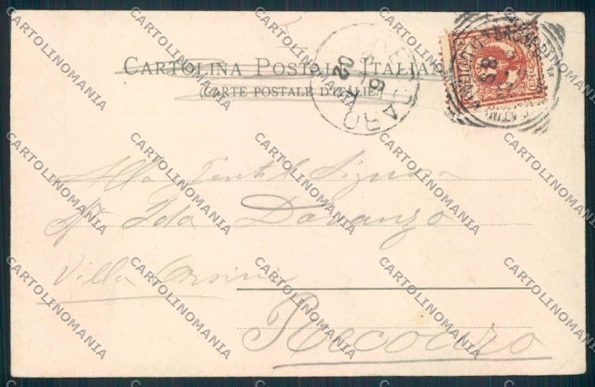Pistoia Montecatini cartolina MV0205 – retro
