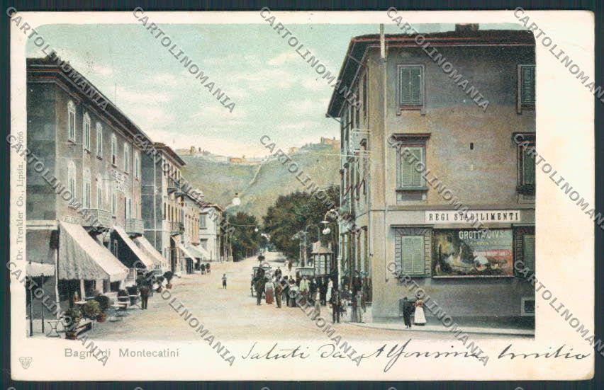 Pistoia Montecatini cartolina MV0210 – fronte