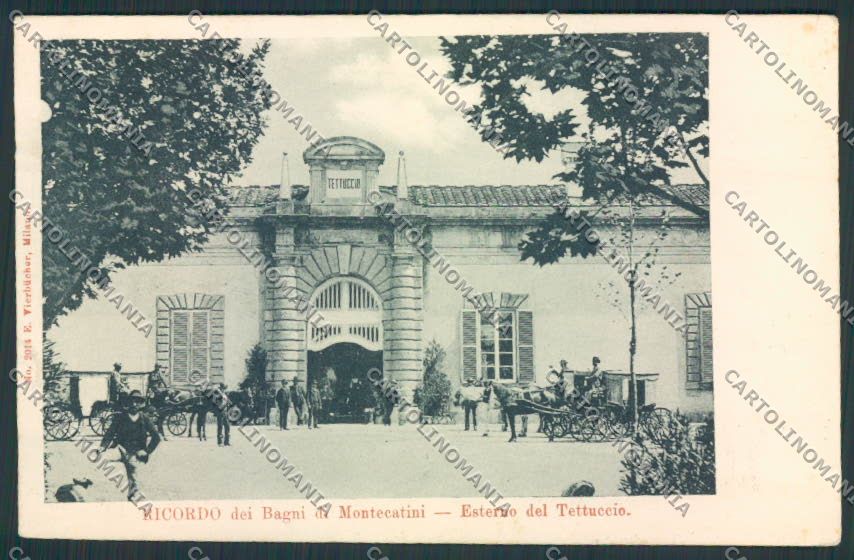 Pistoia Montecatini cartolina MV0215 – fronte