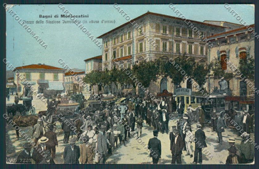Pistoia Montecatini cartolina MV0225 – fronte