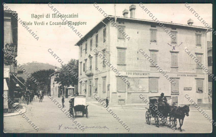 Pistoia Montecatini cartolina MV0227 – fronte
