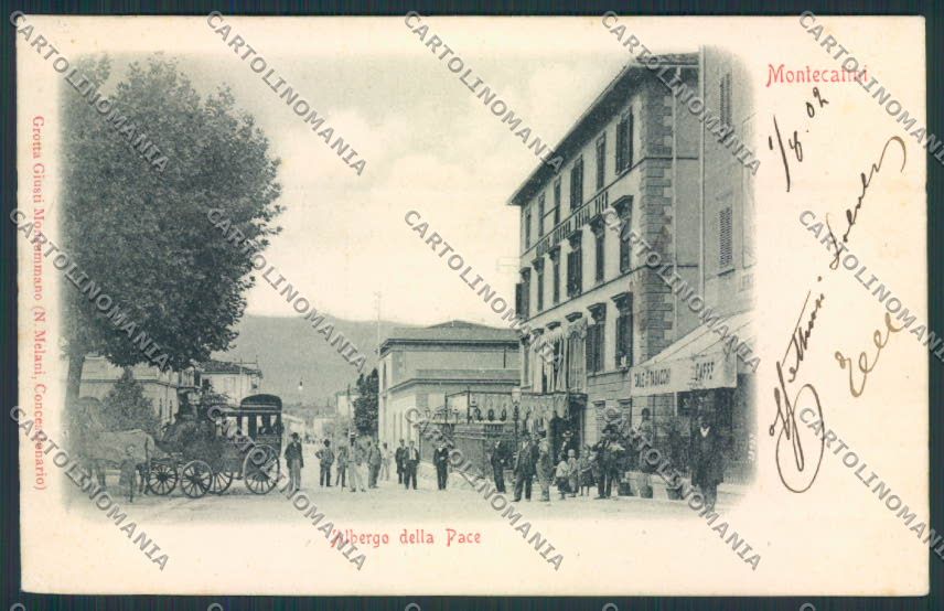 Pistoia Montecatini cartolina MV0231 – fronte