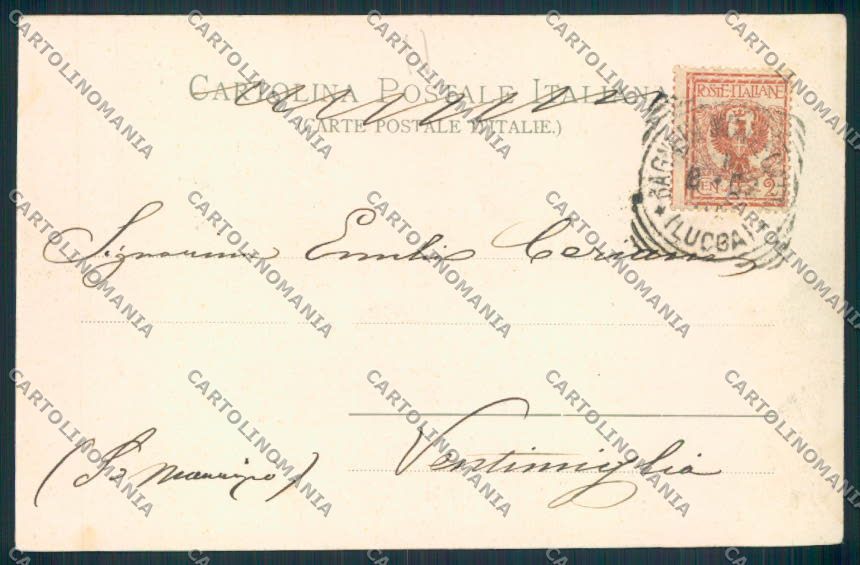 Pistoia Montecatini cartolina MV0231 – retro