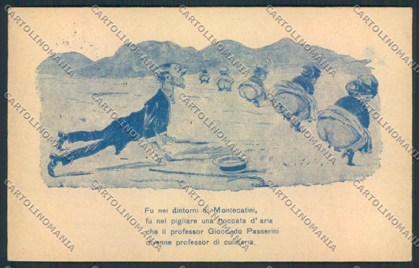 Pistoia Montecatini Umoristica cartolina MV0258 – fronte