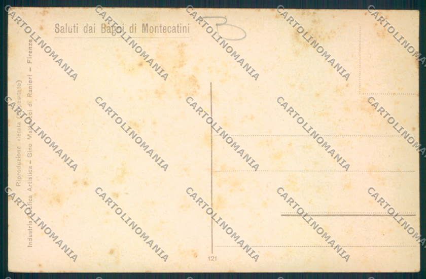 Pistoia Montecatini Umoristica cartolina MV0266 – retro