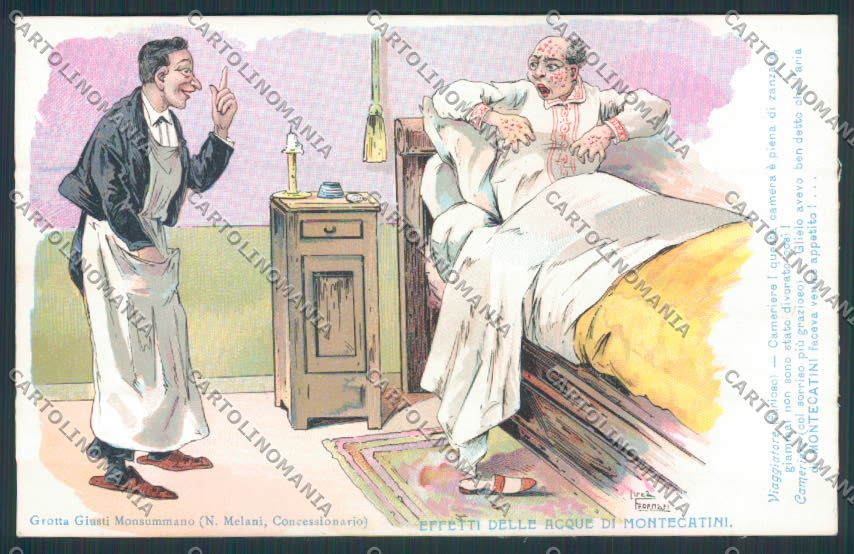 Pistoia Montecatini Umoristica cartolina MV0281 – fronte