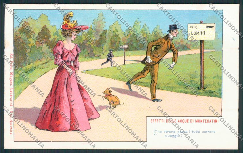Pistoia Montecatini Umoristica cartolina MV0282 – fronte