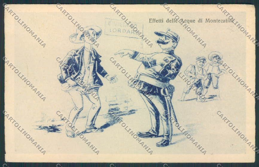 Pistoia Montecatini Umoristica cartolina MV0289 – fronte