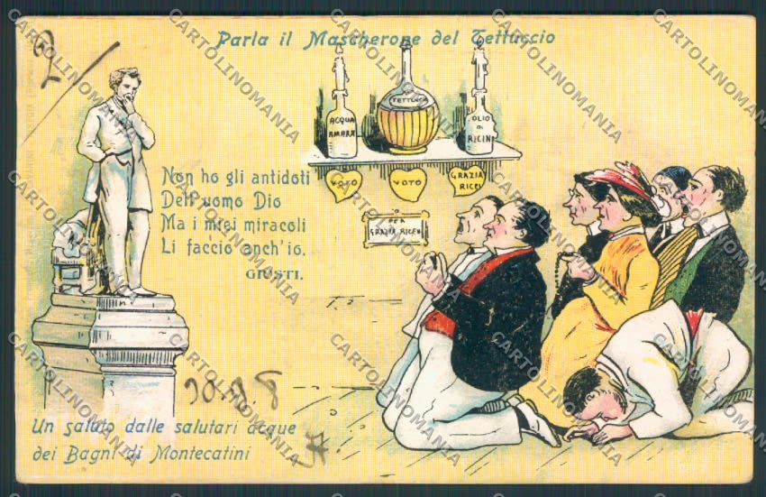 Pistoia Montecatini Umoristica cartolina MV0297 – fronte