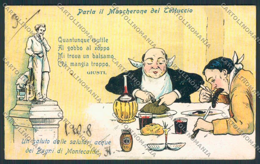 Pistoia Montecatini Umoristica cartolina MV0298 – fronte
