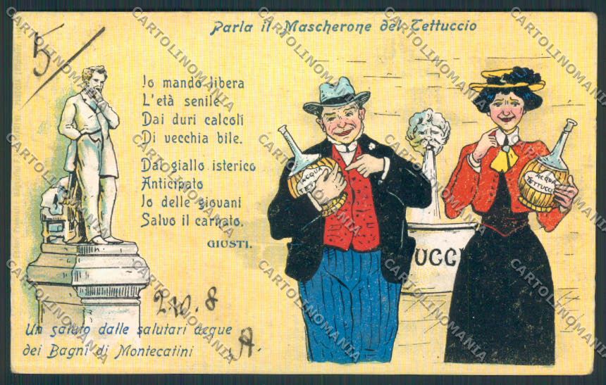 Pistoia Montecatini Umoristica cartolina MV0300 – fronte