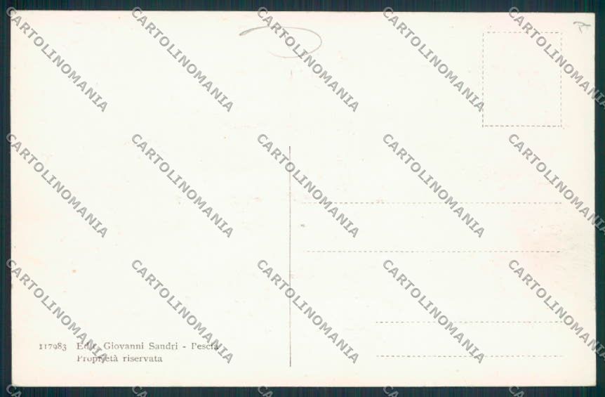 Pistoia Pescia cartolina MV0303 – retro