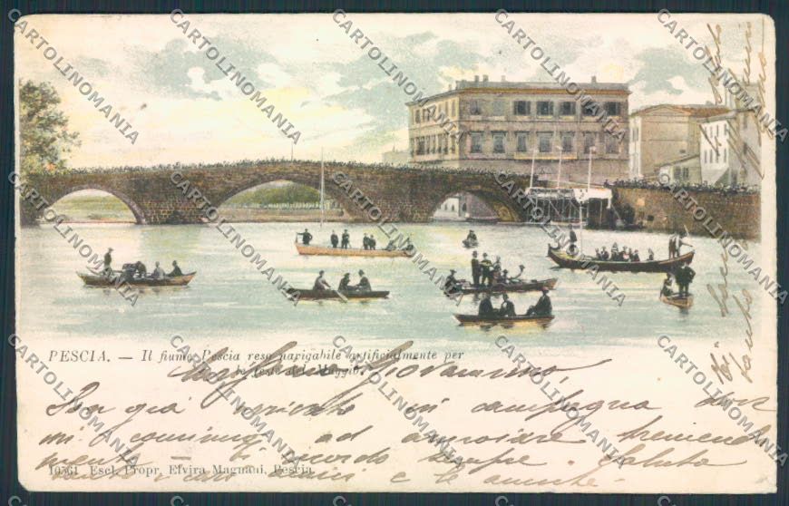Pistoia Pescia cartolina MV0318 – fronte