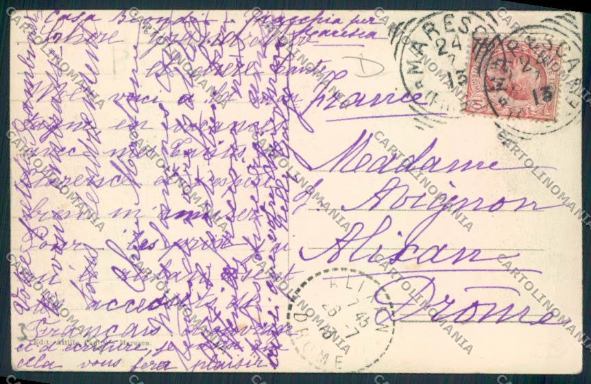 Pistoia San Marcello Maresca cartolina MV0329 – retro
