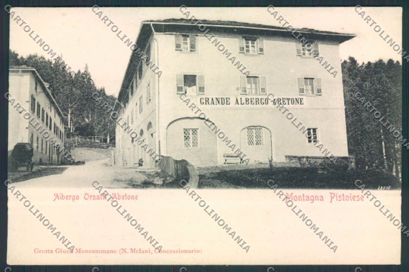 Pistoia Abetone cartolina MV0339 – fronte