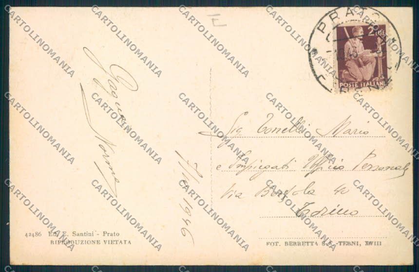 Prato Stazione cartolina MV0375 – retro
