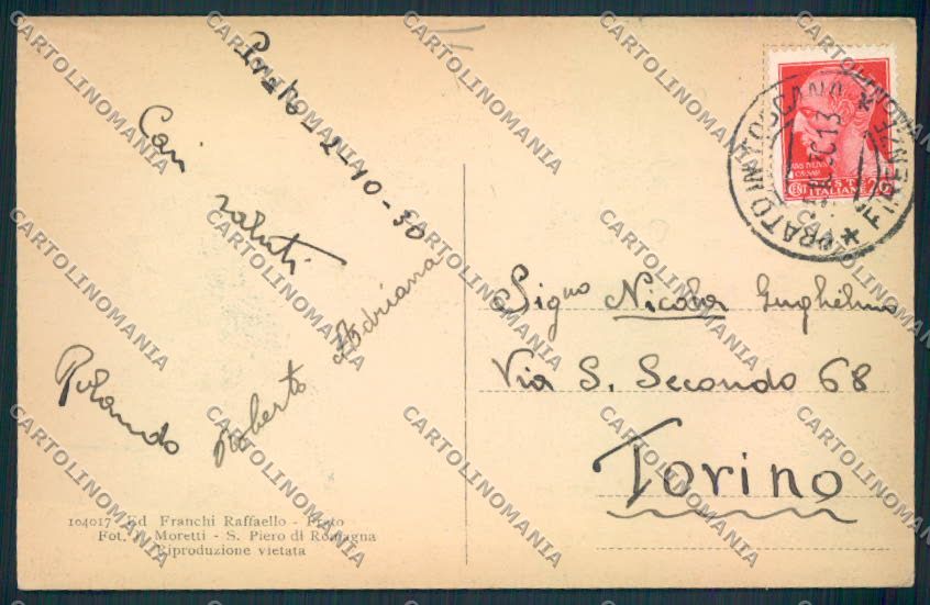 Prato cartolina MV0378 – retro