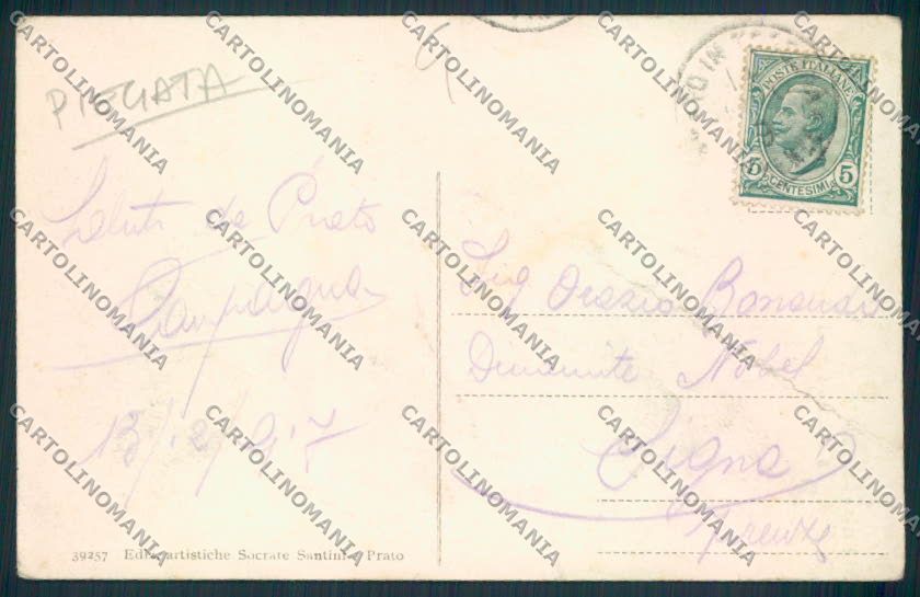 Prato PIEGATA cartolina MV0383 – retro
