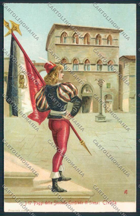 Siena Palio cartolina MV0419 – fronte