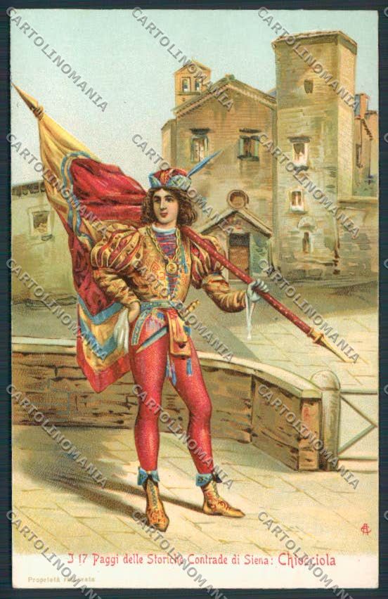 Siena Palio cartolina MV0422 – fronte