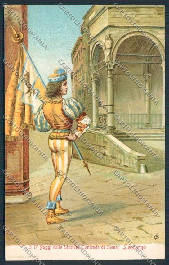 Siena Palio cartolina MV0423 – fronte