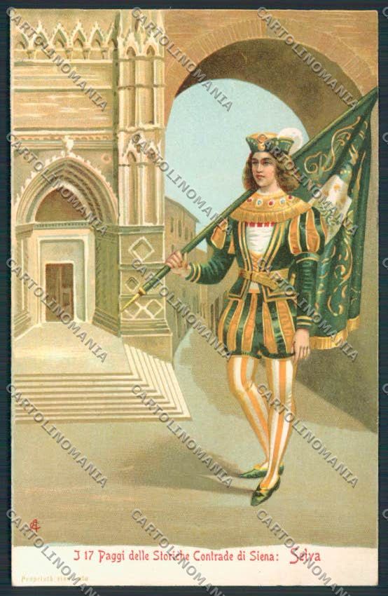 Siena Palio cartolina MV0428 – fronte