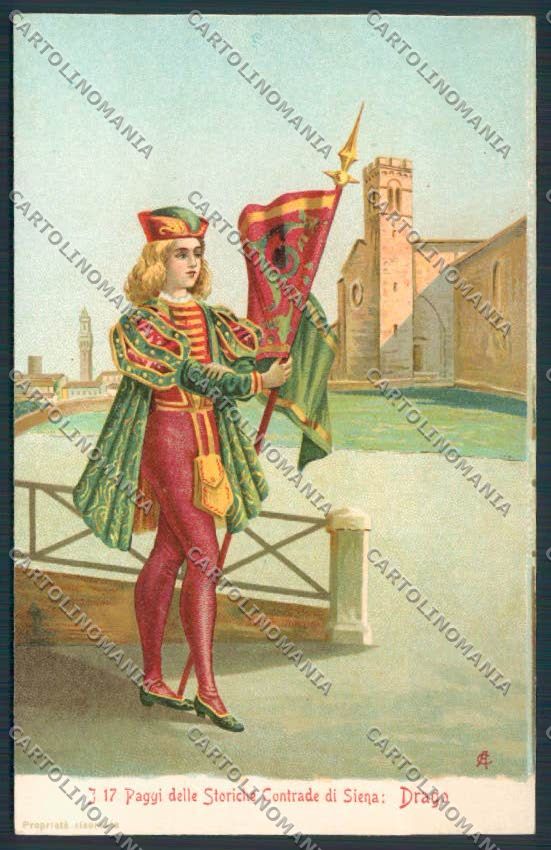 Siena Palio cartolina MV0431 – fronte