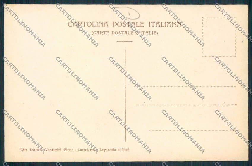 Siena Palio cartolina MV0431 – retro